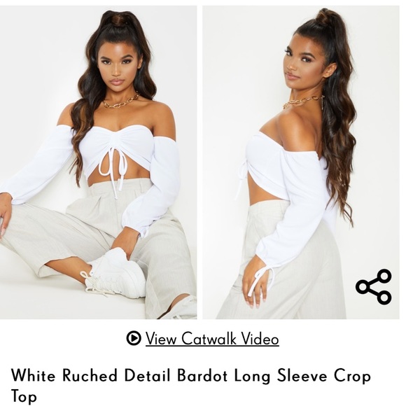 Tops - Pretty little thing off the shoulder top